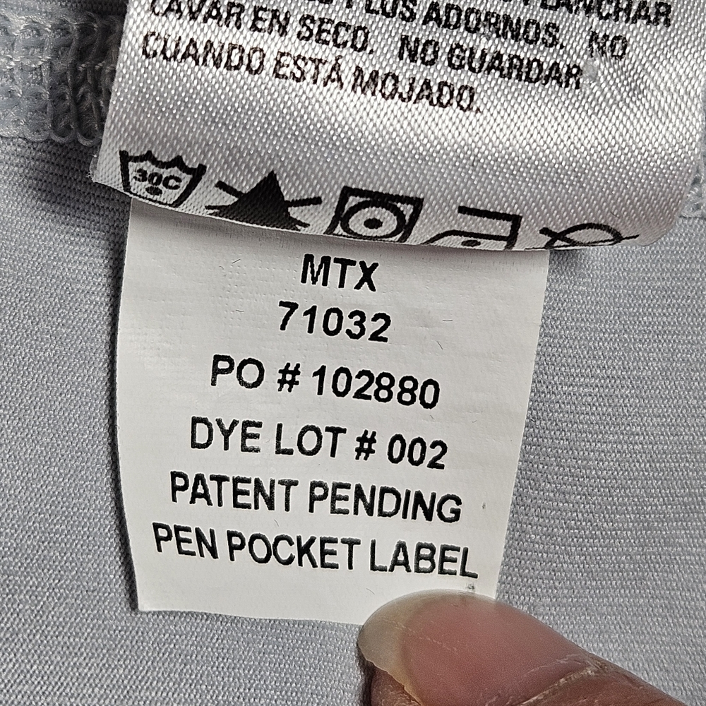 5.11 Tactical Men's XL Polo Short Sleeve Odyssey Chest Pocket Lt Grey Shirt Zip - Picture 10 of 11